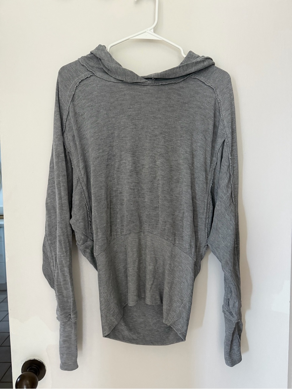 Free people FP movement slouchy hooded long sleeve top XS/S